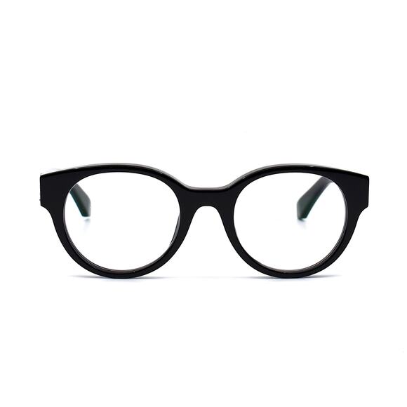 OFF-WHITE STYLE-2 BLACK AUTHENTIC EYEGLASSES FRAME - Picture 2 of 10